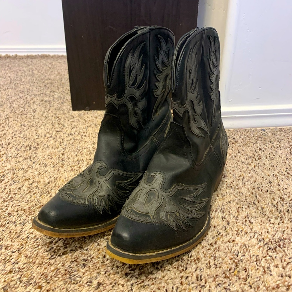 Roper Black Cowgirl Boots